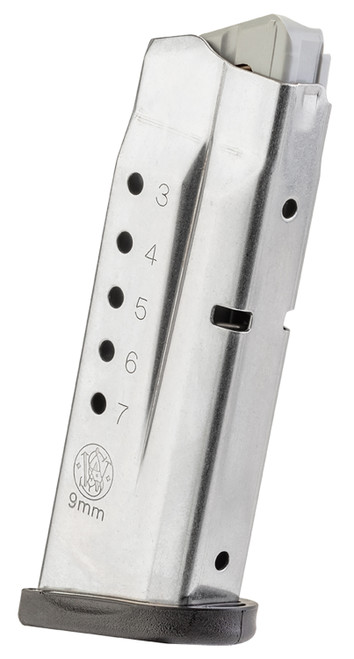 S&W M&P Shield 7rd 9mm Stainless Steel Pistol Magazine