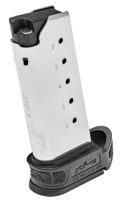 Springfield XDSG5006 XD-S Mod2 Stainless 6-Round .45 ACP Magazine