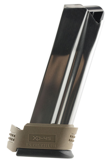 Springfield Armory XD Compact 45 ACP 10rd Stainless Magazine XD4551 Flat Dark Earth Sleeve