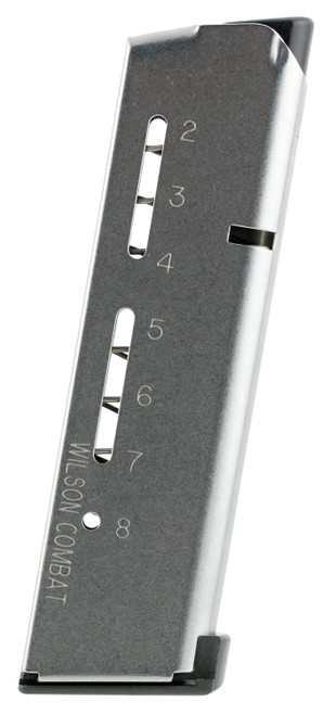 Wilson Combat ETM Stainless 8rd .45 ACP Wilson Combat 1911 Magazine with Lo-Profile Floor Plate