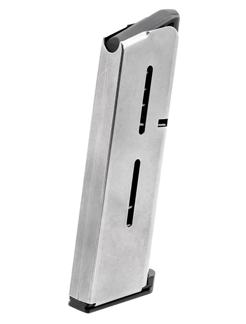 Wilson Combat 47OXCHV Stainless 6rd .45 ACP+P 1911 Officer Replacement Magazine with Lo-Profile Steel Floor Plate