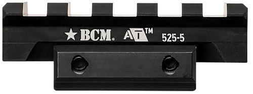 BCM A/T Optic Rail Riser 525-5 Black Anodized 5 Slot Mount