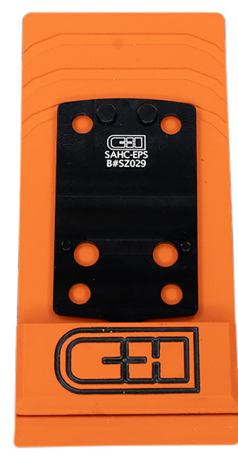 C&H Precision SAHCEPS Optic Mounting Plate for Springfield Hellcat Holosun EPS/RMSc Black Anodized