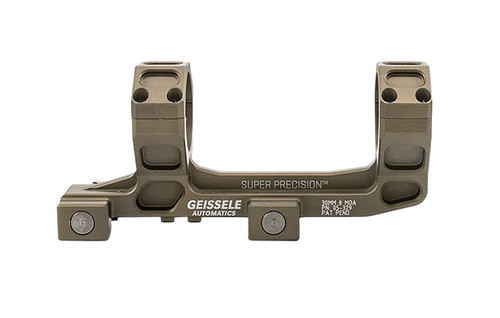 Geissele Super Precision AR15 Scope Ring Mount Combo Vortex 1-6 Billet Aluminum Desert Dirt Finish