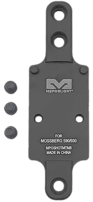 Meprolight USA MPO RMR Footprint Shotgun Plate Black CNC Aluminum Mossberg 930/590