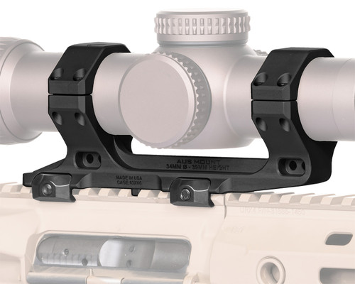 Reptilia 100153 34mm AUS Optic Mount Black Anodized 1913 Picatinny Rail Mount