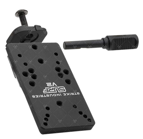 Strike Industries Glock Universal Reflex Mount V2 GSURFV2 Black Anodized Multi Red Dot Compatible
