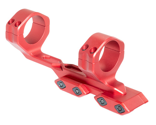 Timber Creek Outdoors Enforcer Cantilever Picatinny Scope Mount Red Aluminum E1CSM30R