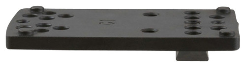 TruGlo TG8950G1 Pistol Optic Mount Black Nitride Fortress for Glock and M&P