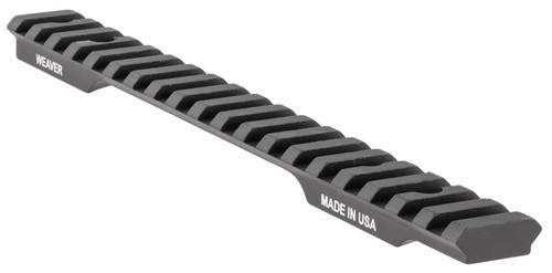 Weaver Mounts 99465 Picatinny Multi-Slot Extended Base Black Anodized Aluminum Savage 110 Long Action 0 MOA
