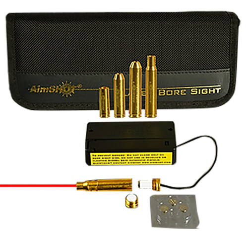 AimShot MBSKIT3 Modular Laser Bore Sight Kit 243/308/7.62x54mm Brass with Case