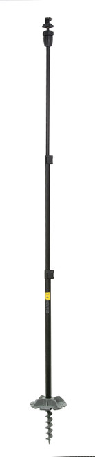 Hawk Camera Stakeout Ground Stake HWK3842 22"-51" Adjustable Height Black Metal