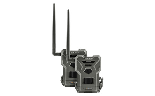 Spypoint 01840 FLEX-M Twin Pack Cellular Trail Cameras Dual SIM Mobile Activation