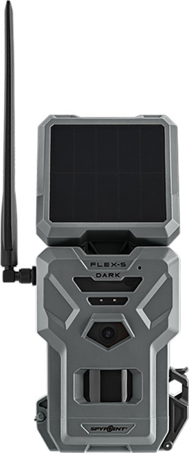 Spypoint 01810 Flex-S-Dark Solar Integrated Cellular Trail Camera with Lithium Battery