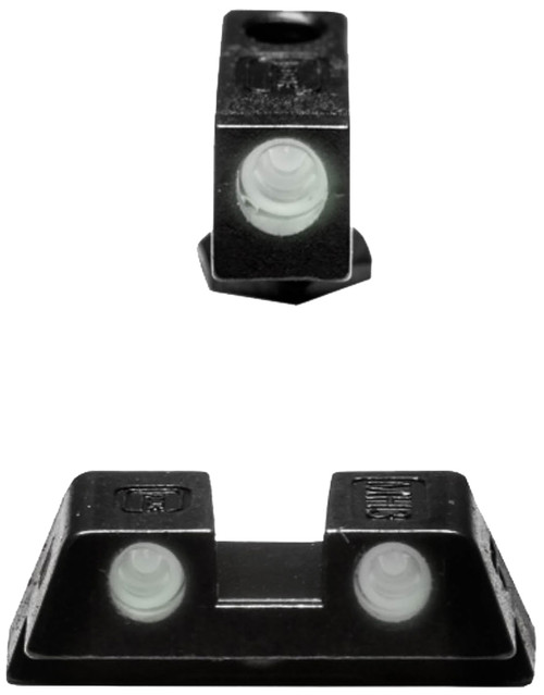 Glock 39929 Night Sight Green Green Tritium Insert Black Frame Universal Fit