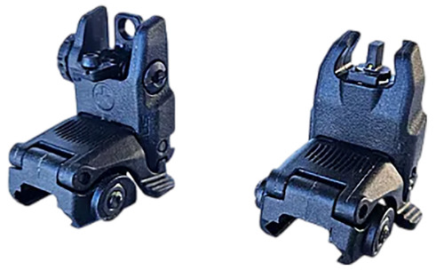 HiViz ARN21 AR-15 Black Folding Back Up Iron Sight