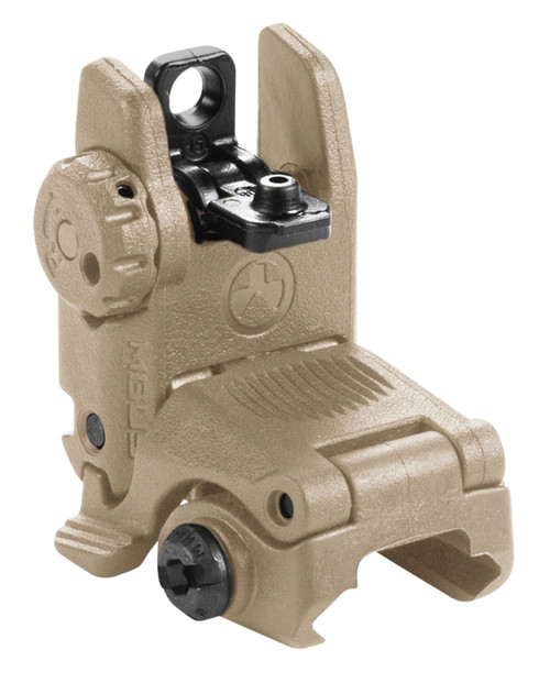 Magpul MAG248-FDE MBUS Sight Rear Flat Dark Earth Folding for AR-15/M16