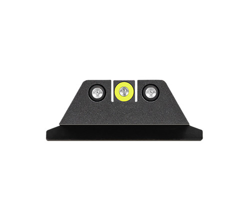 Night Fision SAW201003YGZ Tritium Night Sights S&W M&P/M&P M2.0 Yellow Front Green Black Ring Rear