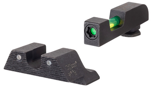 Trijicon DI Night Sights 601104 Green Tritium/Fiber Optic Front Green Tritium Rear Glock 20 21 Large Frame