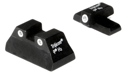 Trijicon Bright & Tough 3-Dot Night Sights for H&K USP Compact Green Tritium White Outline