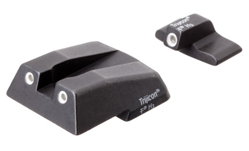 Trijicon Bright & Tough Night Sights Green Tritium White Outline - H&K .45C/P30/VP9 Models (600282)