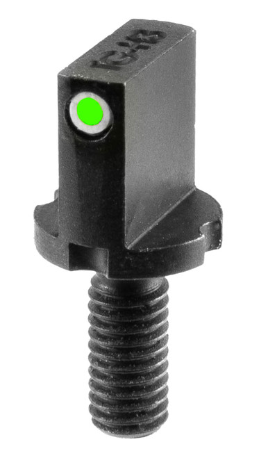 TruGlo TG231AR1 AR-15 Tritium Front Post Sight Green/White Outline Swiss Tritium