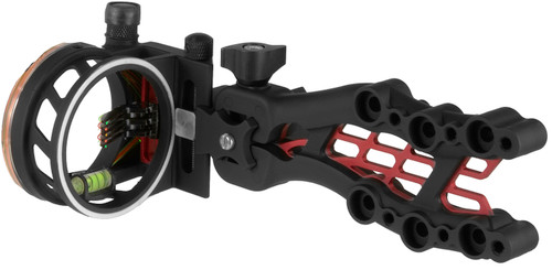 TruGlo TG7415B Black 5-Pin Carbon Hybrid Standard Adjustable Archery Bow Sight
