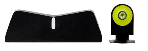 XS Sights GL0011P3Y DXT2 Big Dot Defensive Night Sights - Glock - Yellow Outline Front, White Rear Stripe