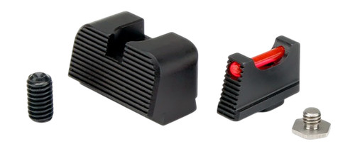 Zaffiri Suppressor Height High Definition Pistol Iron Sights Black