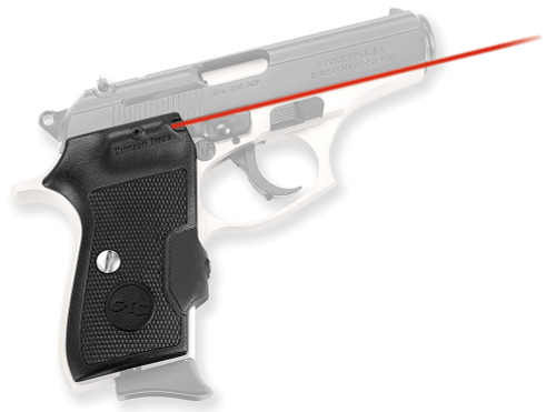 Crimson Trace Red Laser Lasergrips for Bersa Thunder and Firestorm .380 Pistols, Instinctive Activation, Black Polymer