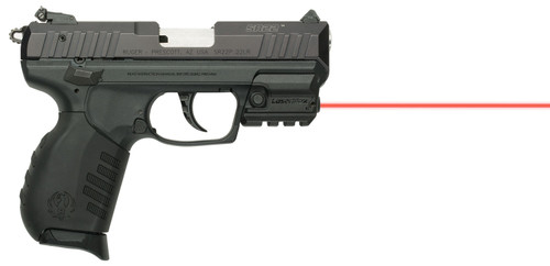 LaserMax LMSRMSR Ruger SR-Series Rail Mounted Red Laser Black