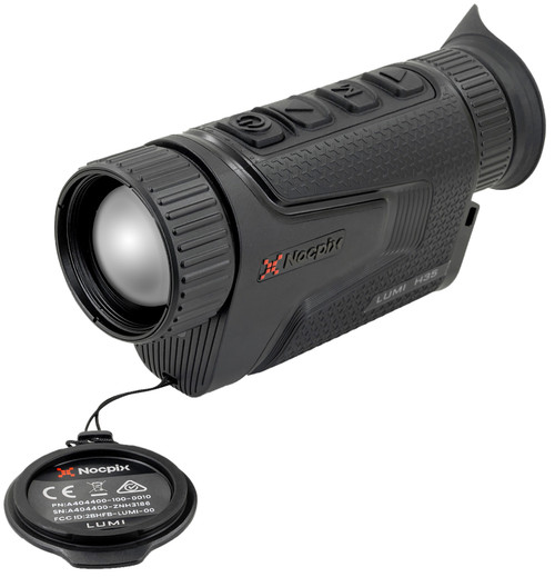 Nocpix LUMIH35 Lumi H35 35mm Thermal Monocular 2.5x Black 640x512 12 Microns