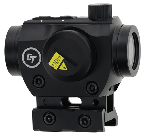 Crimson Trace CTS-25 4 MOA Red Dot Sight Picatinny Rail Mount with Riser Black
