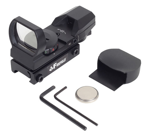 Firefield Multi Reflex Red Green Dot Sight Black 1x 4 Reticle Options Adjustable Brightness