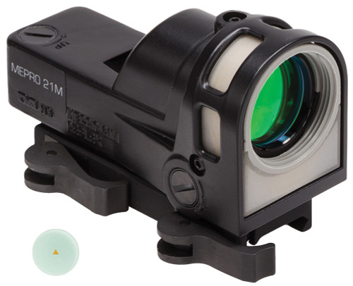 Meprolight M21 30mm Triangle Reticle Self-Illuminated Red Dot Reflex Sight, Black