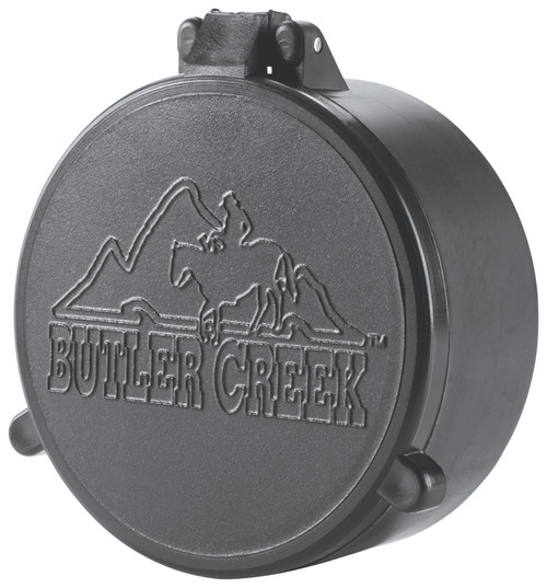 Butler Creek Flip-Open Scope Objective Cover Size 40 57.20mm Black Polymer