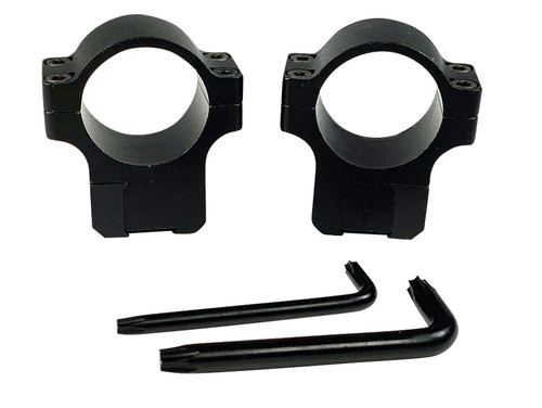 CZ-USA 40086 CZ Rings 457/455 Matte Black 1" Medium