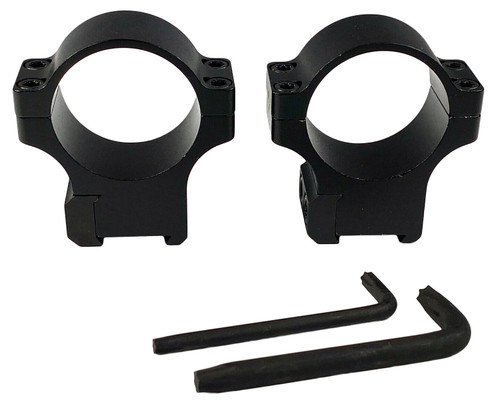 CZ-USA 40089 Matte Black 30mm Medium Scope Rings CZ 527