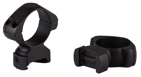 Konus 7400 High-Profile Steel Scope Rings 1" Matte Black Weaver/Picatinny 0 MOA
