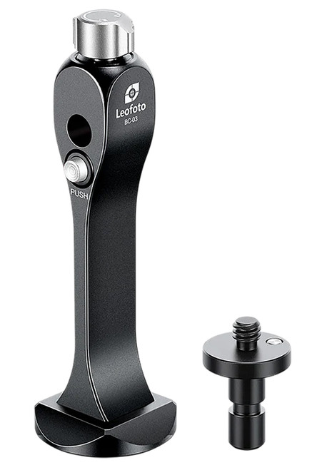 Leofoto BC-03 Rapid-Release Binocular Adapter Black Dovetail Tripod Mount 1.26 Inch