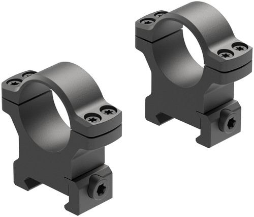 Leupold BackCountry Cross-Slot 1" High Matte Black Scope Rings 175118