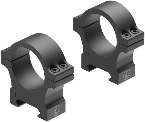 Leupold 180947 30mm Maintube Medium Matte Black Open Range Cross-Slot Scope Rings