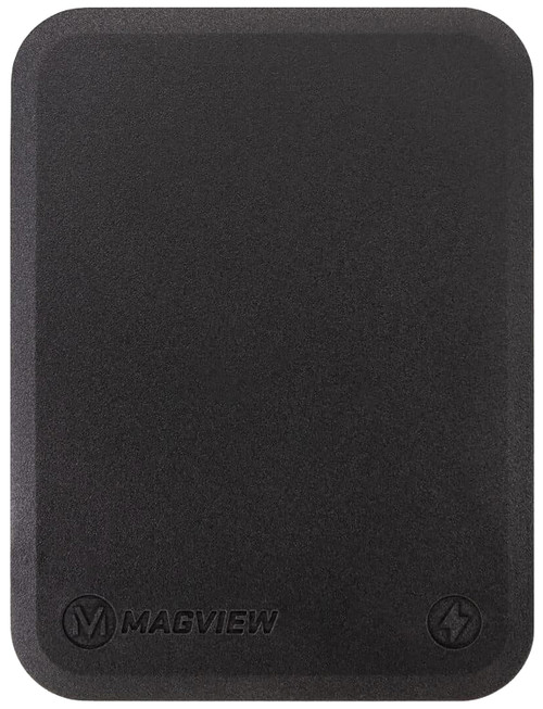 Magview 82028 Phone Plate Wireless Charging Black 2.50" x 3.25" Optic Adapter