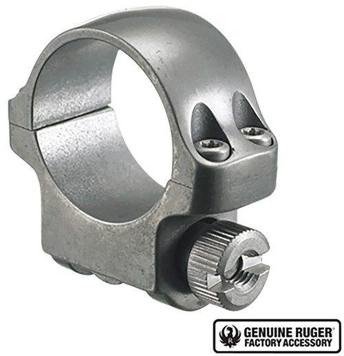 Ruger 90293 1" Low Silver Scope Ring Set