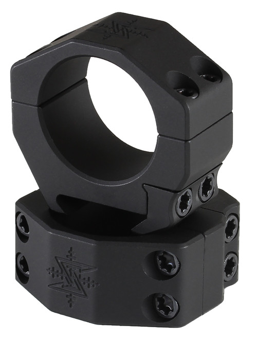 Seekins Precision 0010620016 Matte Black 30mm Extra High Picatinny Scope Rings
