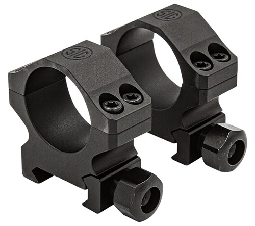 Sig Sauer Alpha 1 Riflescope Rings 35mm High 0 MOA Matte Black Finish