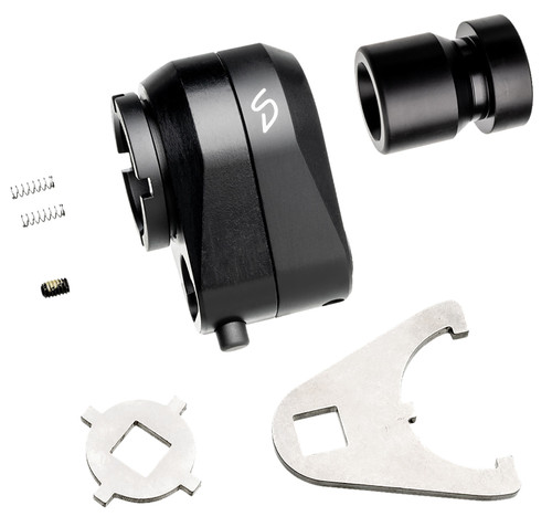 Stern Defense Rapid Attach AR Buttstock Adapter Black Aluminum and Steel Construction