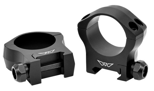 Warne Mountain Tech Scope Rings 7214M 30mm Medium Matte Black 0 MOA