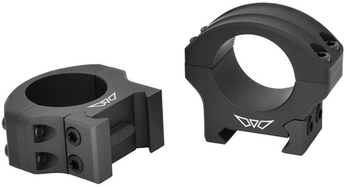 Warne 8500M 1" Low HyperLite MagnaFusion Scope Rings Matte Black Maxima/Picatinny