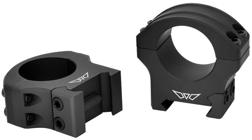 Warne 8501M 1" Medium HyperLite MagnaFusion Scope Rings Matte Black Maxima/Picatinny